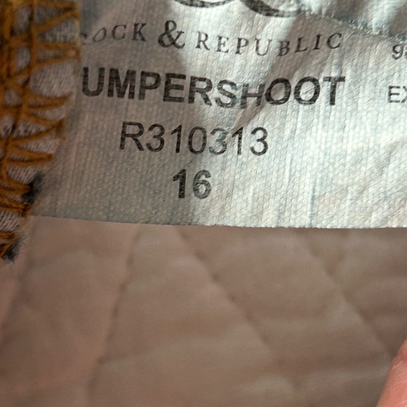 Rock and Republic women’s size 16 bumper shoot  denim‎ jeans shorts - Picture 7 of 10